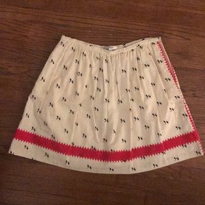 Madewell print skirt